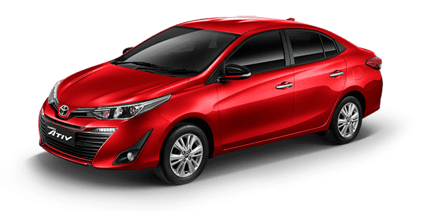 Toyota Yaris Ativ 2021 สีแดง